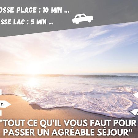 Ravissante Maison Cosy 4* Biscarrosse Proche Lac Exterior foto